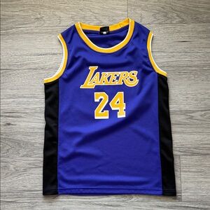 Lakers Youth Purple & Gold Basketball Jersey - #24